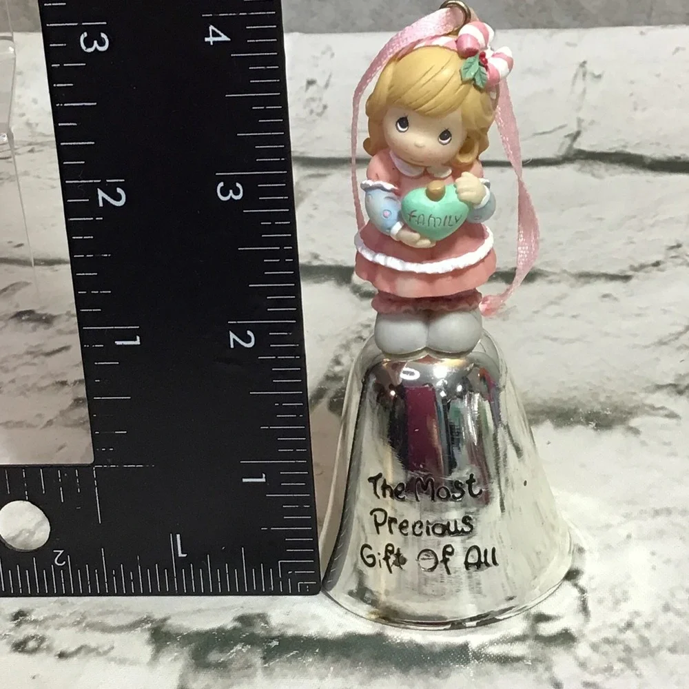 Precious Moments Christmas Ornament Bell - Family The Most Precious Gift Of All